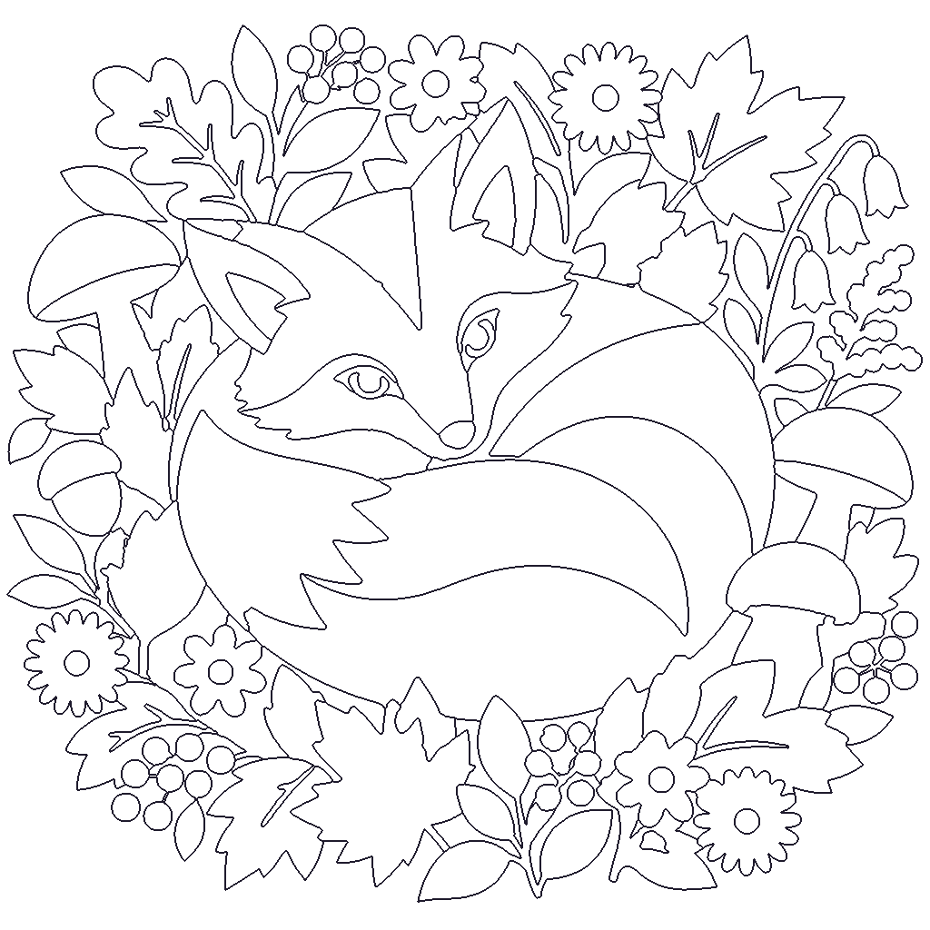 Autumn Fox outline