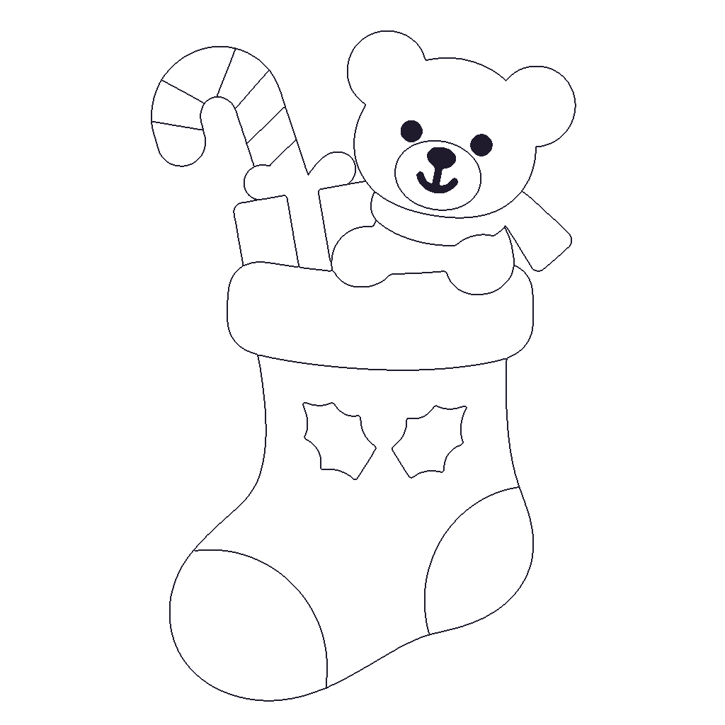 Christmas Stocking outline