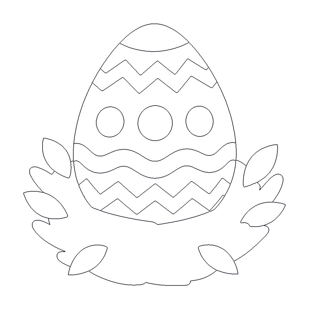 Dragon Egg outline