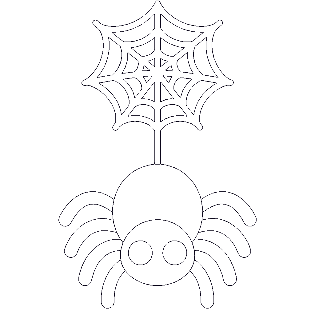 Friendly Spider outline
