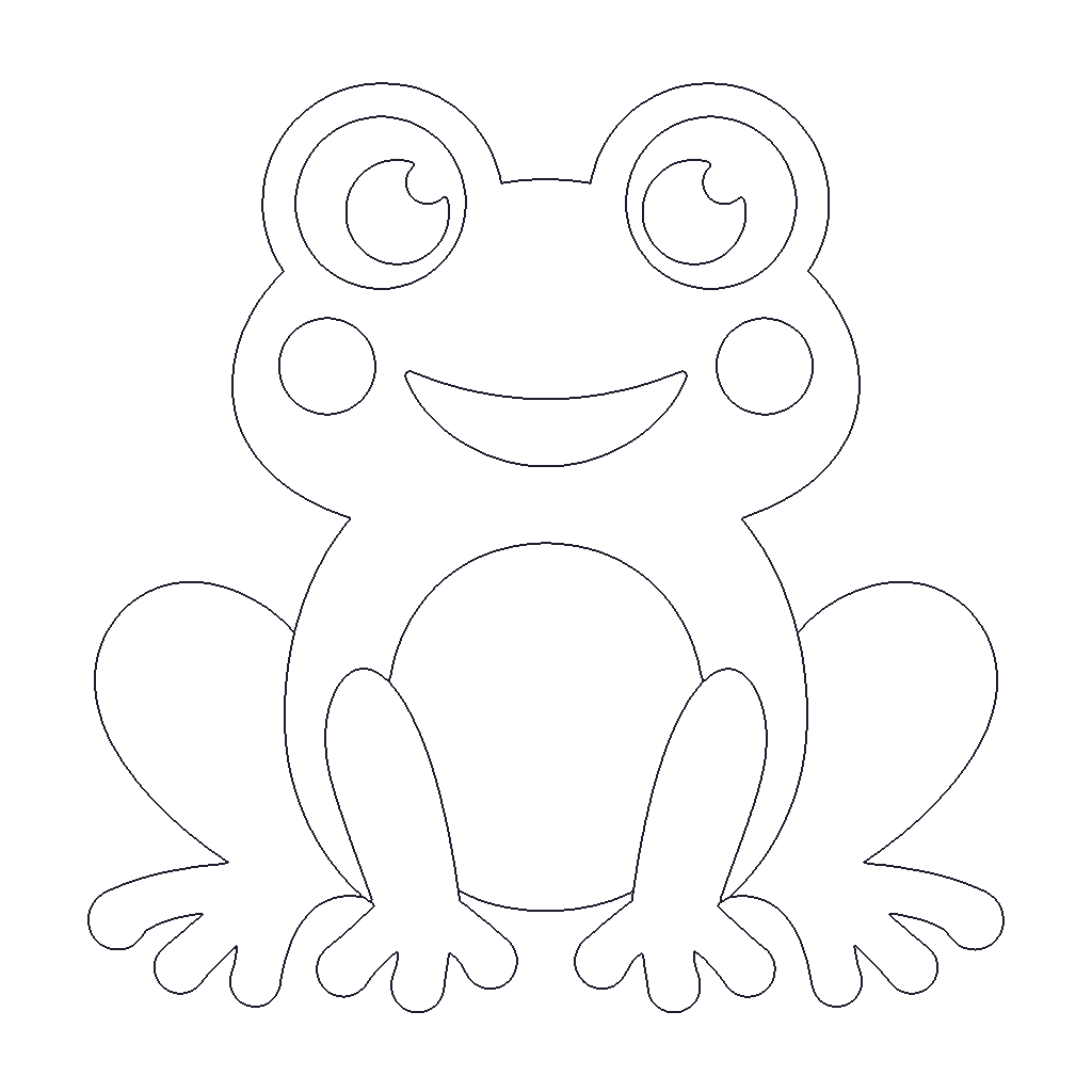 Frog outline