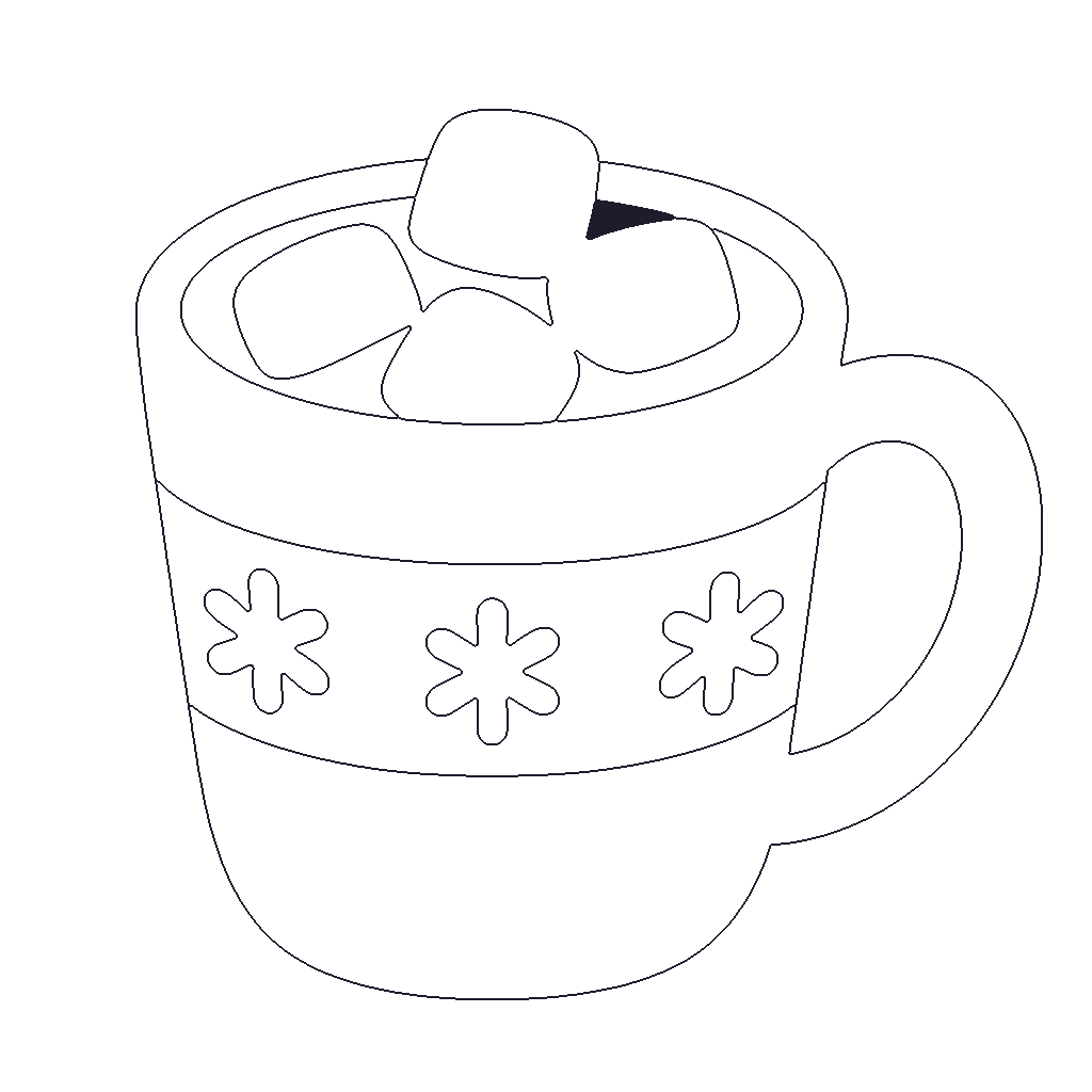 Hot Cocoa outline