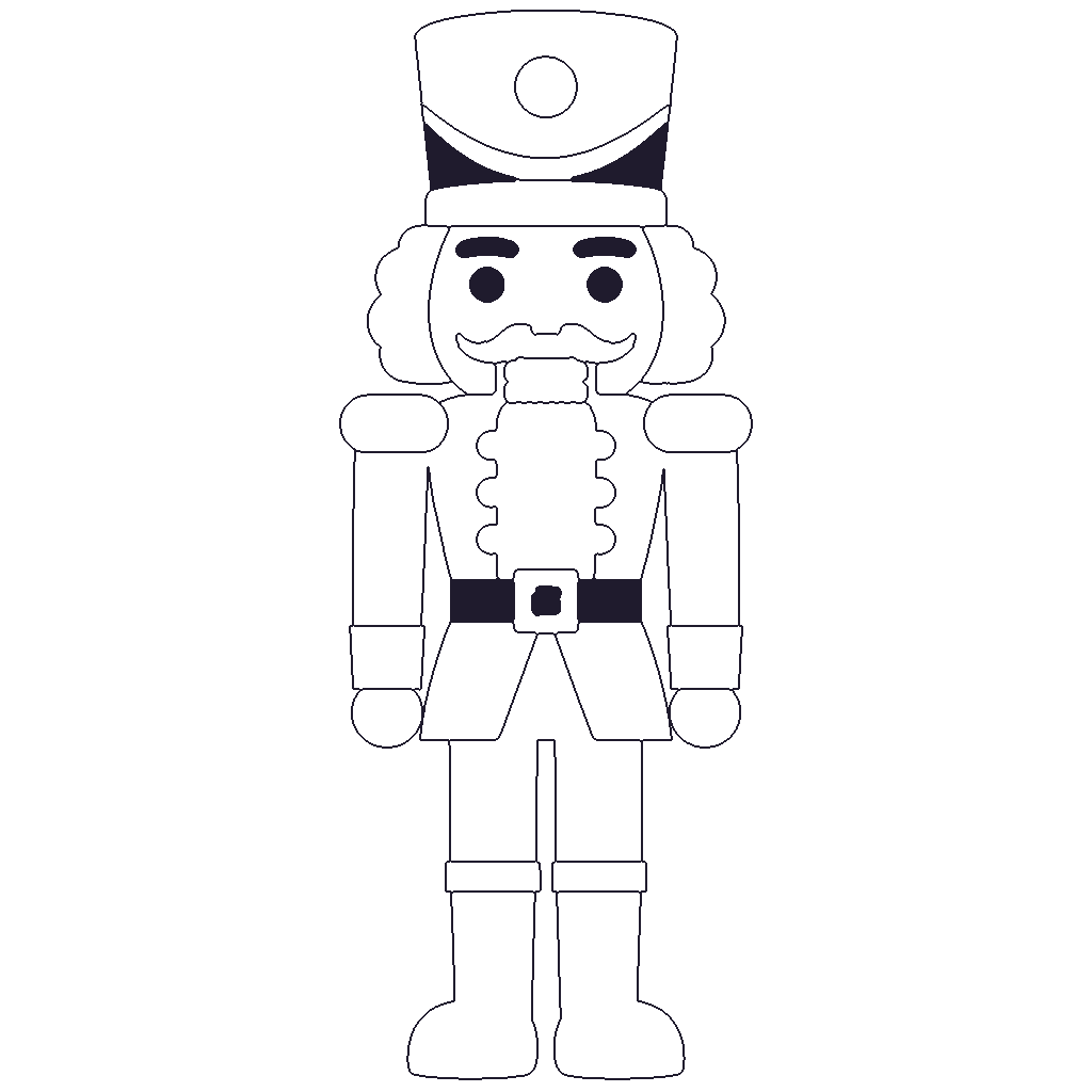 Nutcracker outline