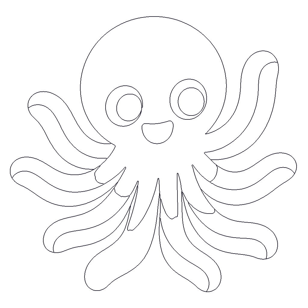 Octopus outline
