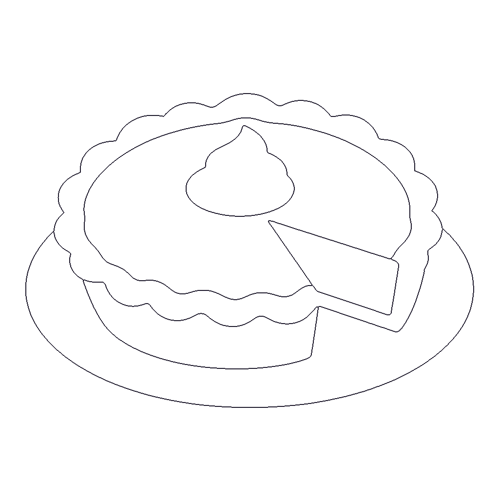 Pumpkin Pie outline