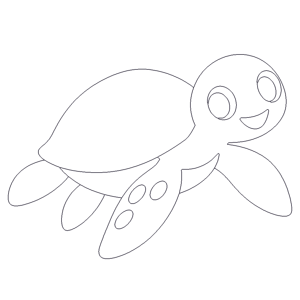 Sea Turtle outline